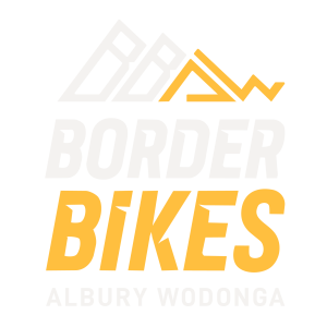 Border Bikes Albury Wodonga _Logo Stack - Cream-Orange